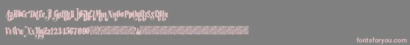 Hipsterfactory Font – Pink Fonts on Gray Background