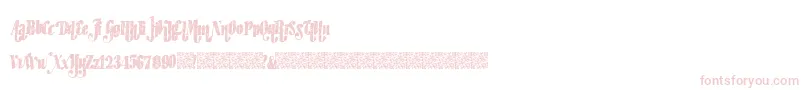 Fonte Hipsterfactory – fontes rosa em um fundo branco