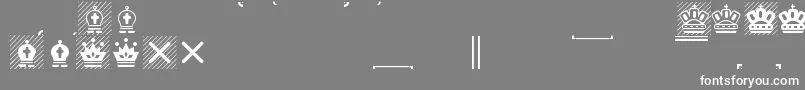 Magnfont Font – White Fonts on Gray Background