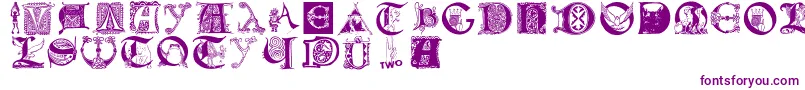 Police Lettersbats – polices violettes