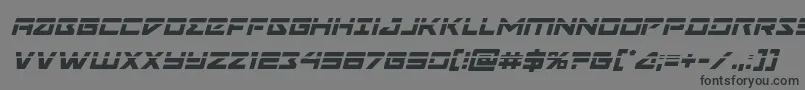 Navycadetlaserital Font – Black Fonts on Gray Background