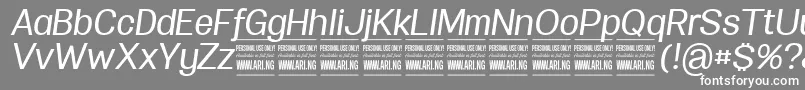 fuente SpecifypersonalNormmediumitalic – Fuentes Blancas Sobre Fondo Gris