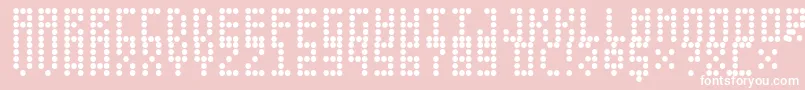 LeciceronNormal Font – White Fonts on Pink Background