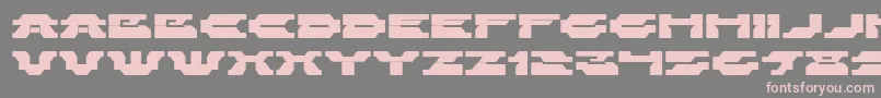 ZelegaZenega Font – Pink Fonts on Gray Background