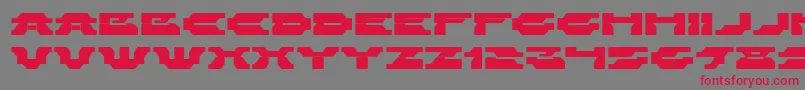 fuente ZelegaZenega – Fuentes Rojas Sobre Fondo Gris