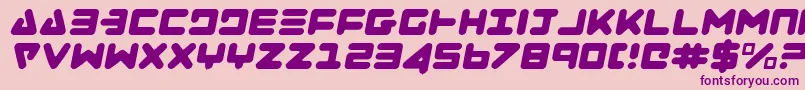 ZealotLightItalic Font – Purple Fonts on Pink Background