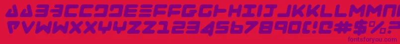 ZealotLightItalic Font – Purple Fonts on Red Background