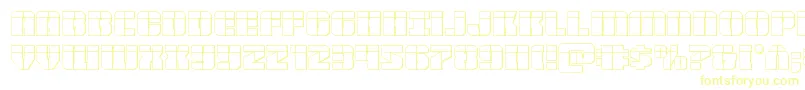 Warpthruster3Dlaser Font – Yellow Fonts