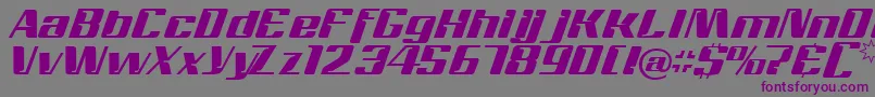 Magenta-Schriftart – Violette Schriften auf grauem Hintergrund