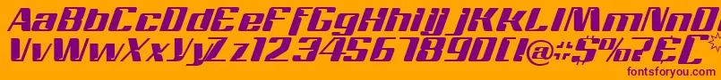 Magenta Font – Purple Fonts on Orange Background