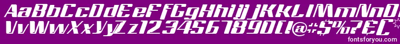 Magenta Font – White Fonts on Purple Background