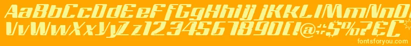Magenta Font – Yellow Fonts on Orange Background