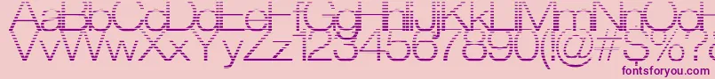 StraitCutフォントについての詳細 フォントStraitCut – ピンクの背景に紫のフォント