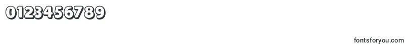 BubademoOutline Font – Fonts for Numbers and Digits
