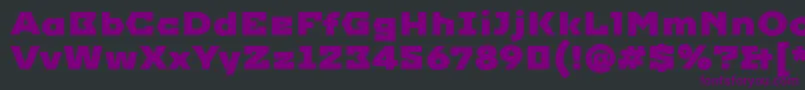 ImperialWeb Font – Purple Fonts on Black Background