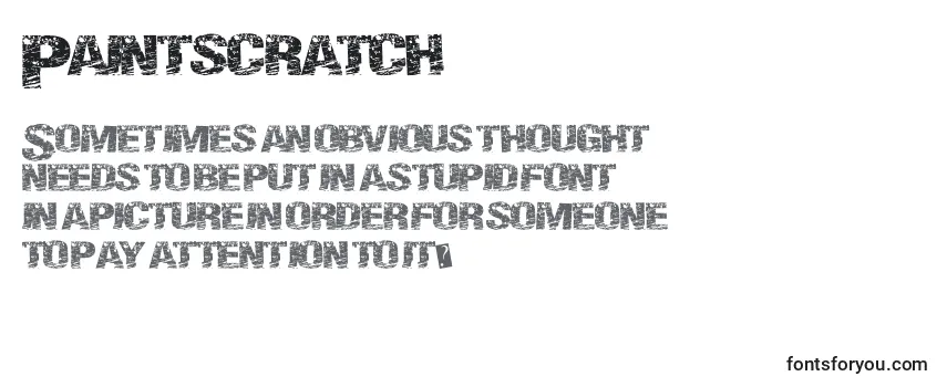Paintscratch-fontti