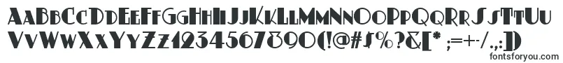 Шрифт Dustyrosenf – широкие шрифты