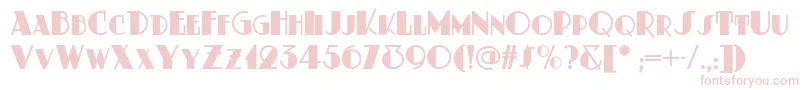 Dustyrosenf-Schriftart – Rosa Schriften auf weißem Hintergrund