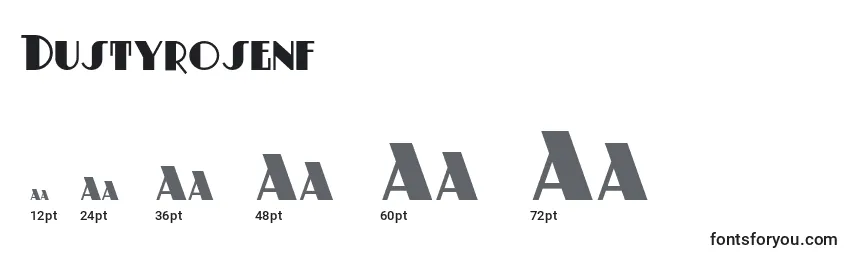 Dustyrosenf (95528) Font Sizes