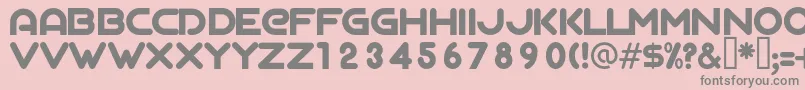 AgalegaRegular Font – Gray Fonts on Pink Background