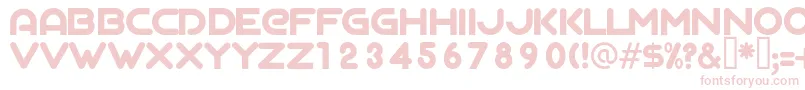 AgalegaRegular Font – Pink Fonts on White Background