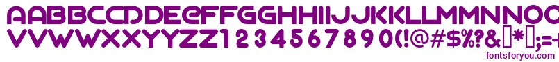 AgalegaRegular Font – Purple Fonts on White Background