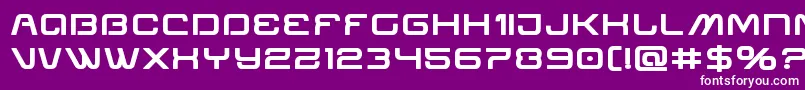 Miraclemercuryboldexpand Font – White Fonts on Purple Background