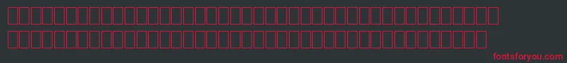 OrianneItalic Font – Red Fonts on Black Background