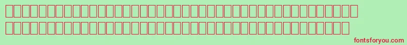 OrianneItalic Font – Red Fonts on Green Background
