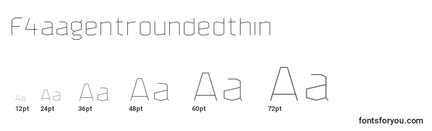 F4aagentroundedthin Font Sizes