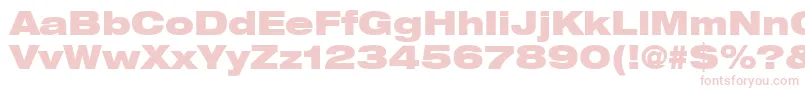 ContextRepriseBlackexpSsiBold-Schriftart – Rosa Schriften auf weißem Hintergrund