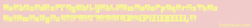 More about HighVolume0 Font HighVolume0 Font – Yellow Fonts on Pink Background