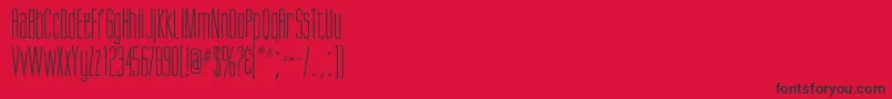 Giottoflf Font – Black Fonts on Red Background
