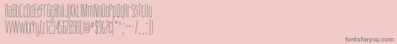 Giottoflf Font – Gray Fonts on Pink Background