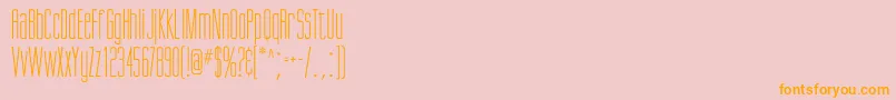 Giottoflf Font – Orange Fonts on Pink Background