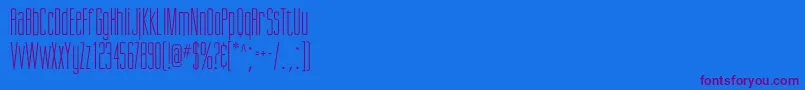 Giottoflf Font – Purple Fonts on Blue Background