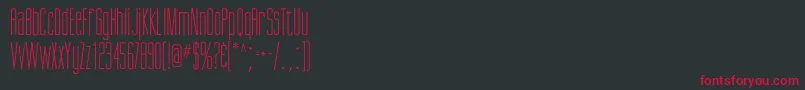 Giottoflf Font – Red Fonts on Black Background