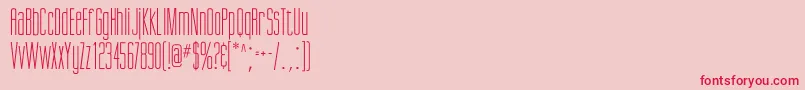 Giottoflf Font – Red Fonts on Pink Background