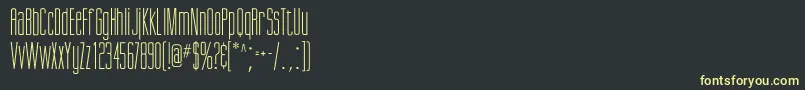 Giottoflf Font – Yellow Fonts on Black Background