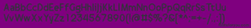 DrakalligroOriginal-fontti – mustat fontit violetilla taustalla