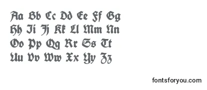 Шрифт Fettedeutscheschrift
