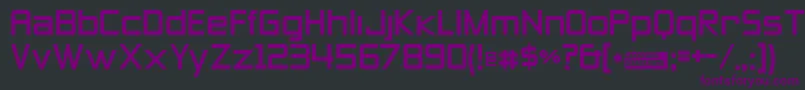 ZeroThrees Font – Purple Fonts on Black Background