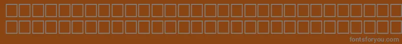Шрифт SvobodafwfRegular – серые шрифты на коричневом фоне