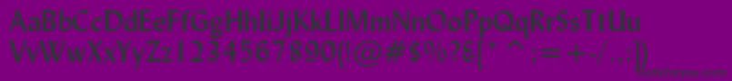 LydianBoldBt Font – Black Fonts on Purple Background
