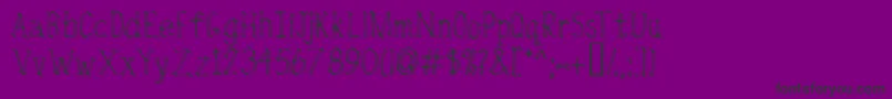 Rivalry Font – Black Fonts on Purple Background