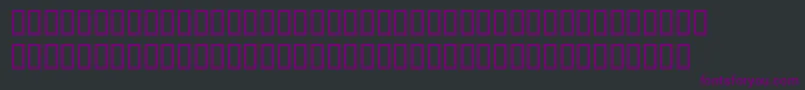 Robwebsterextraboldsh Font – Purple Fonts on Black Background