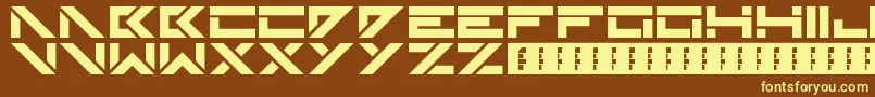 Lisätietoja Skinz-fontista Skinz-fontti – keltaiset fontit ruskealla taustalla