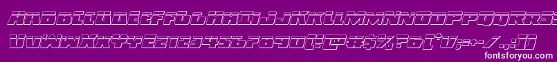 Darkalliancebulletital Font – White Fonts on Purple Background