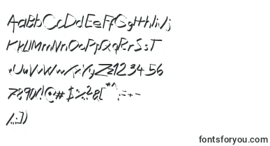XaligraphyThinitalic font – Fonts Starting With X