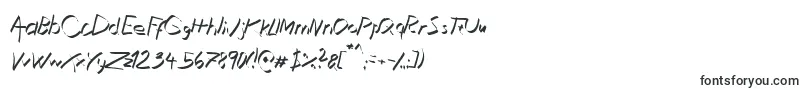 XaligraphyThinitalic-fontti – Alkavat X:lla olevat fontit